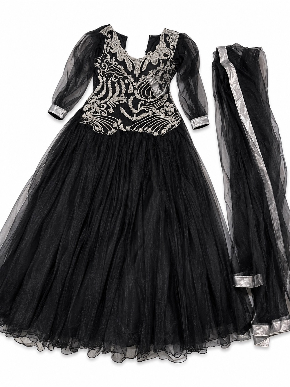 Heavy stone work dress Pakistani/ Indian